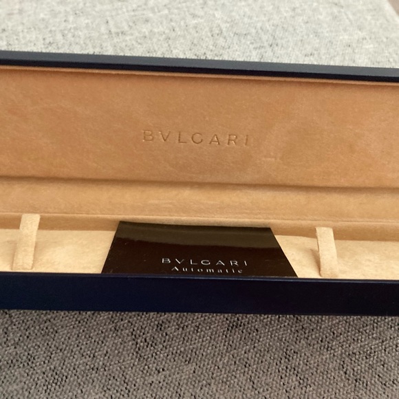 Unique rare carbongold Bulgari watch,unisex with warranty and original box 1993 - Picture 10 of 10